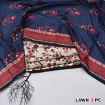 🌸 3 Pcs Unstitched Premium Lawn Suit