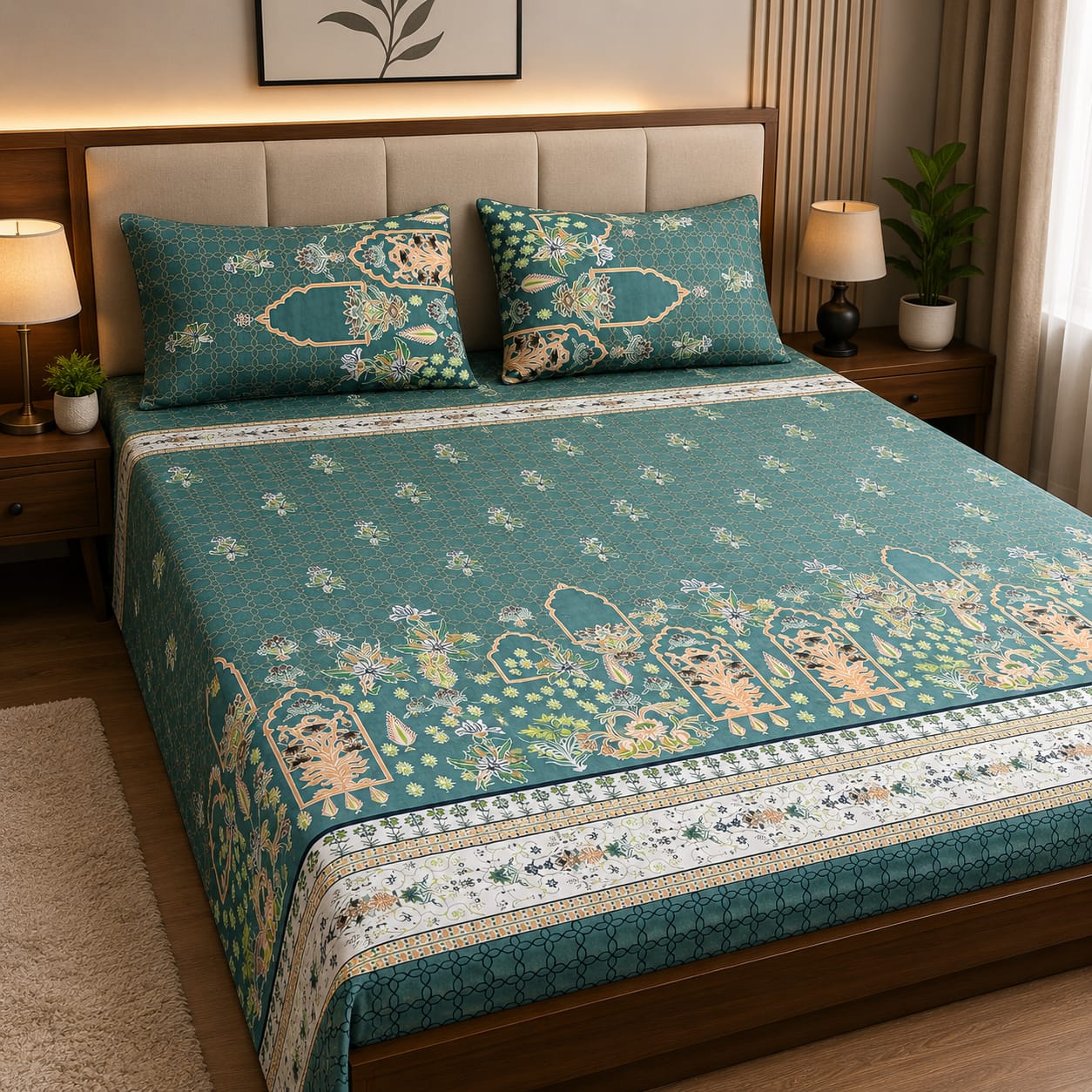 Supreme Cotton Bed Sheet - King - SBS 048