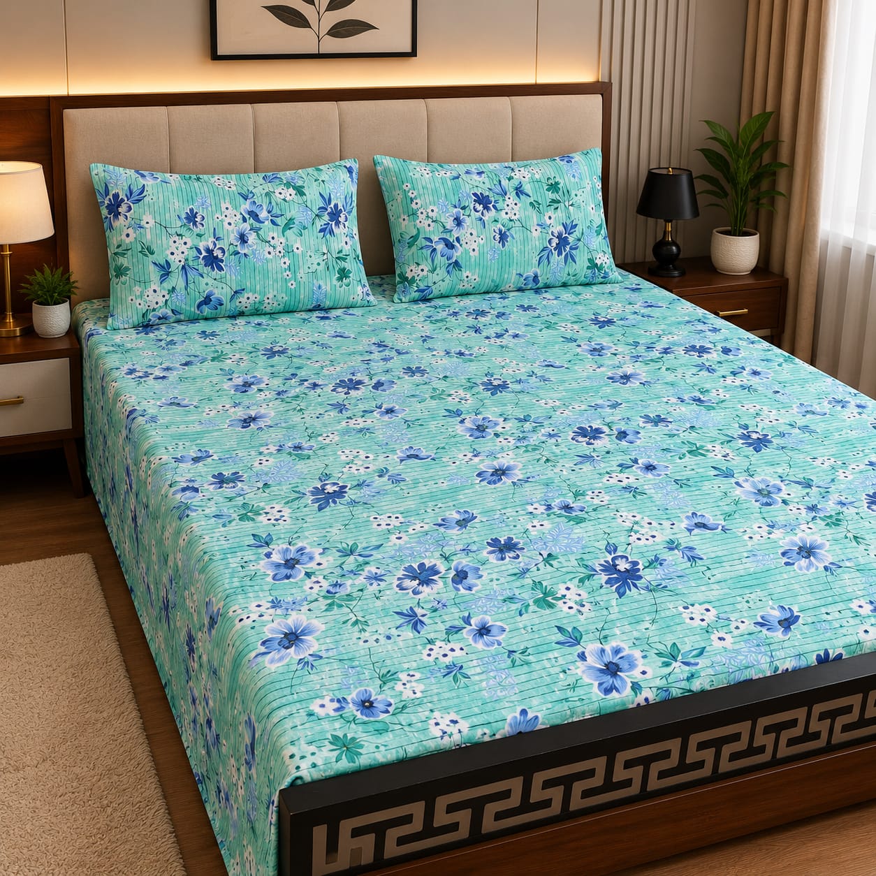 Supreme Cotton Bed Sheet - King - SBS 049