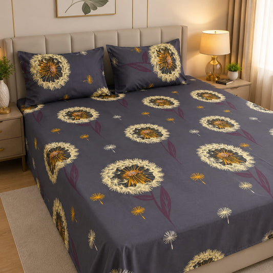 Cozify Pure Cotton Bed Sheet - King - CPB 024