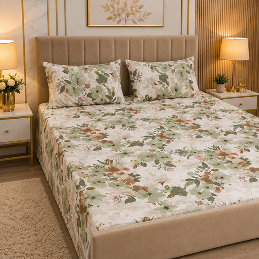 Executive Pure Cotton Bed Sheet - King - EPB 025