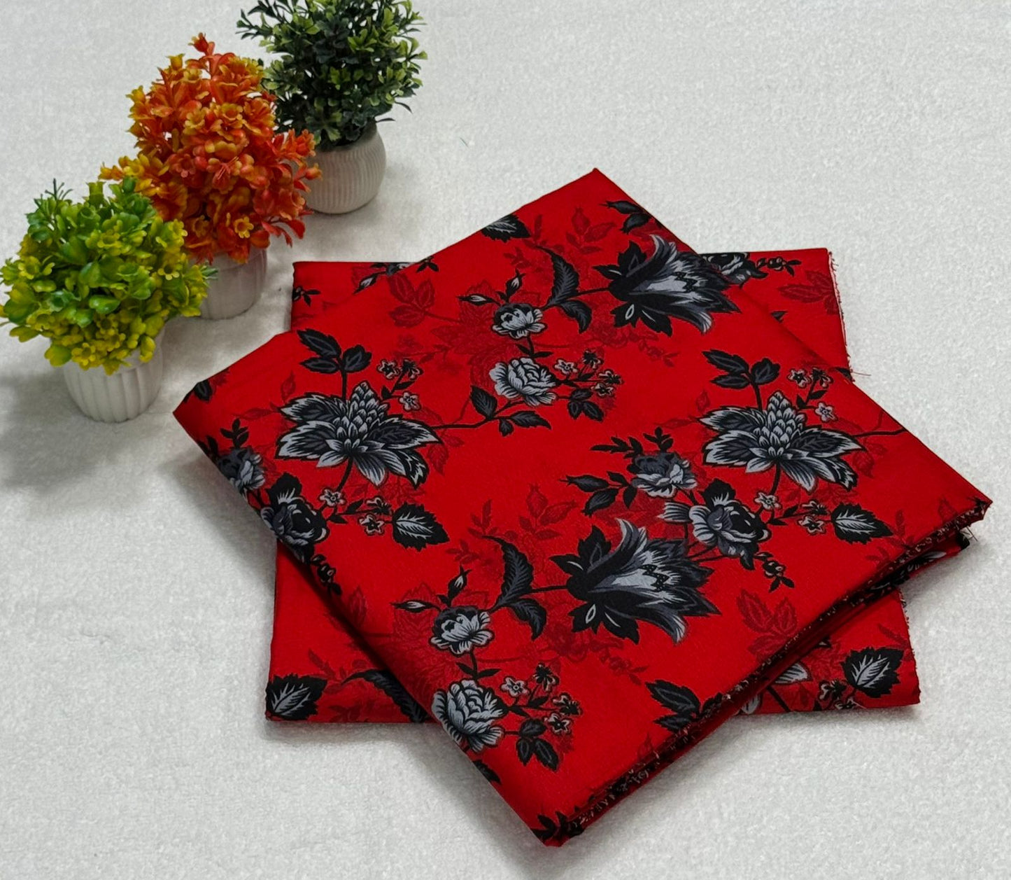 Winter Women Unstitched Suit - 2pcs - WWU059