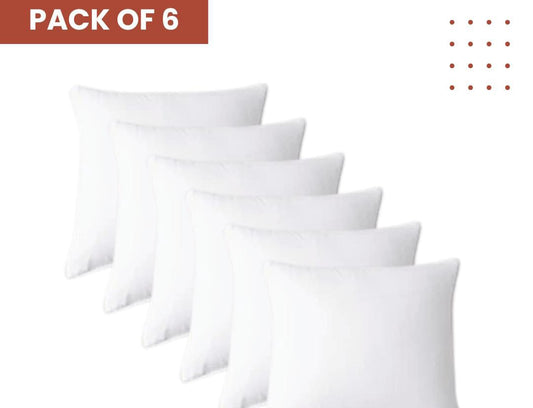 Elegant Home Décor 6 Pcs Filled Cushion Set