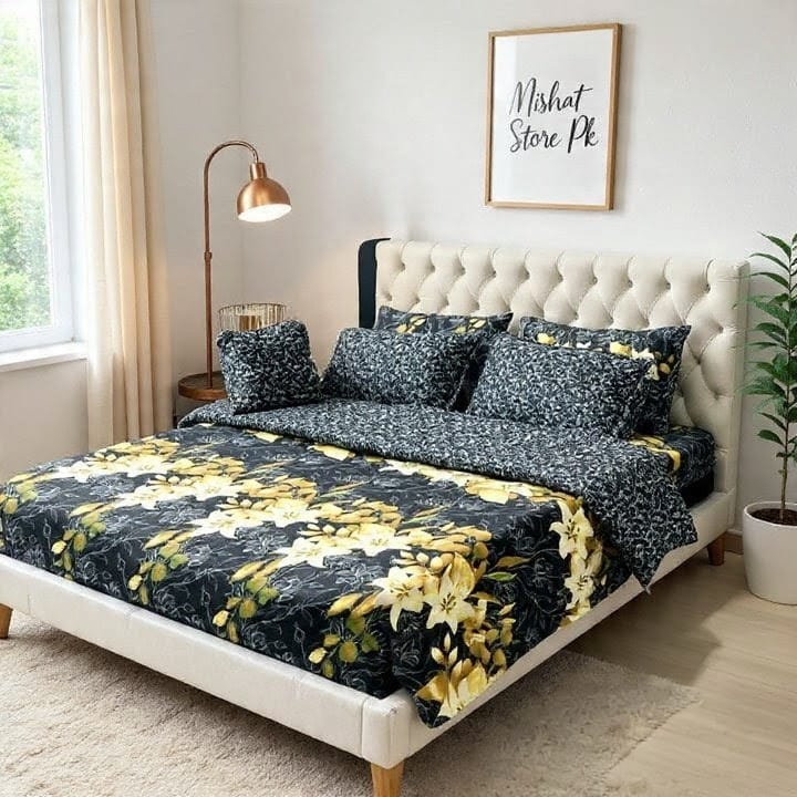 Rurva Cotton Comforter Set - 7pcs - RCS012