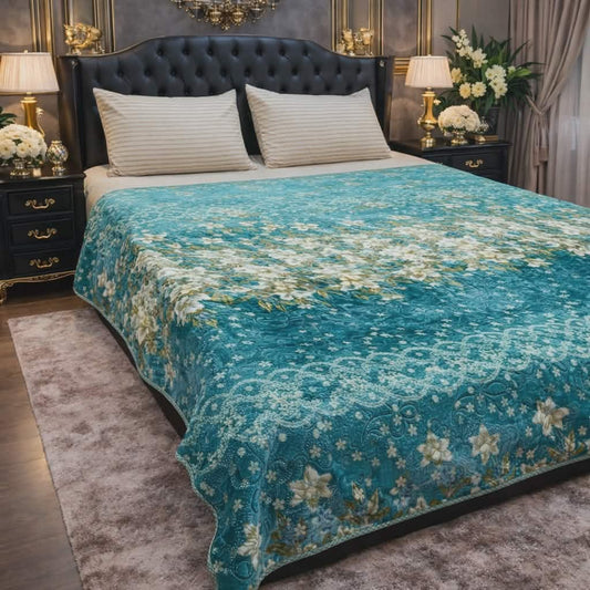 Luxury-Embossed AC Blanket – Soft & Breathable