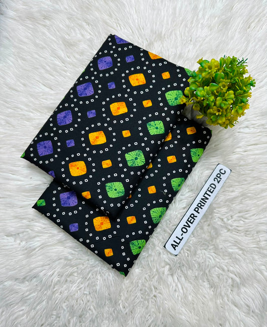 Summer Women Unstitched Suit - 2pcs - WWU93