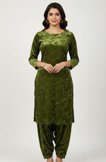 Winter Special 2 Piece Velvet Suit