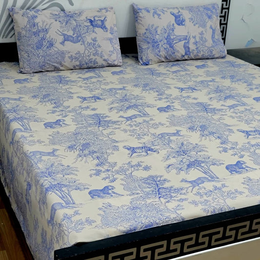 Cozify Pure Cotton Bed Sheet - King - CPB061