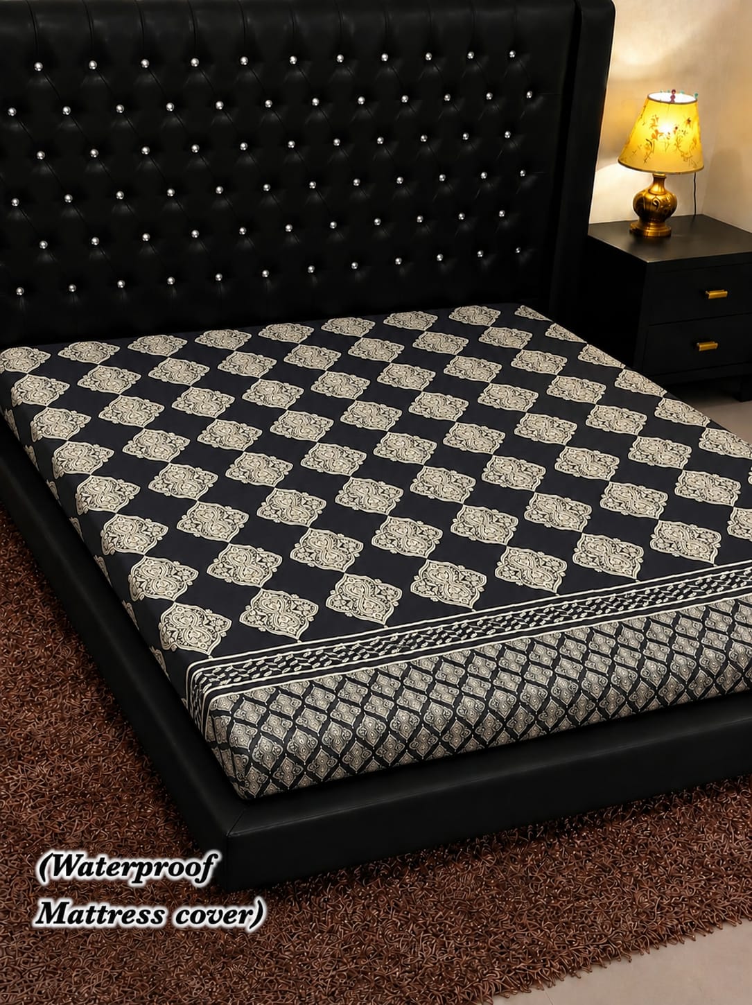 Premium Water Proof Printed Mattress Cover | Soft, Durable & Protective