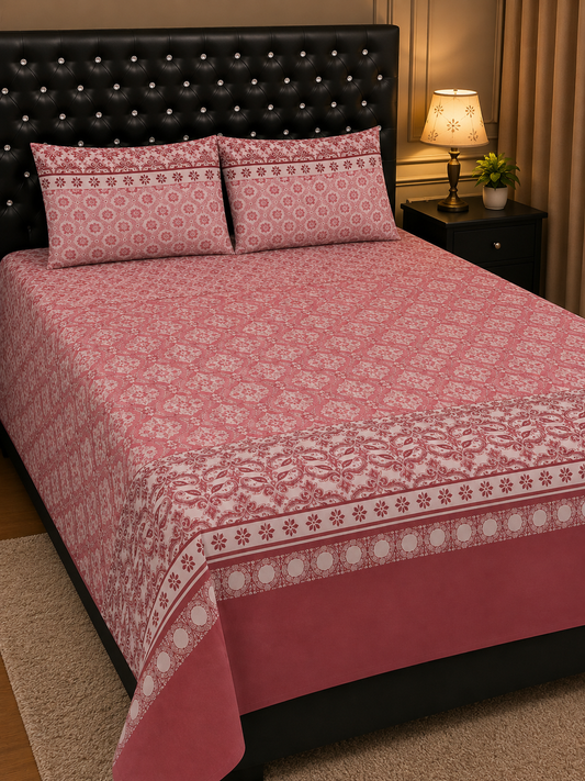 Pure Cotton 3 Pcs Bedsheet Gift Pack 05