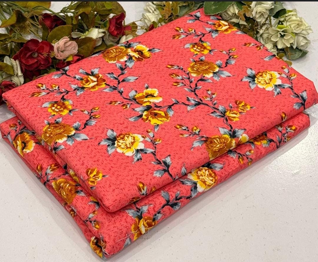 Winter Women Unstitched Suit - 2pcs - WWU038