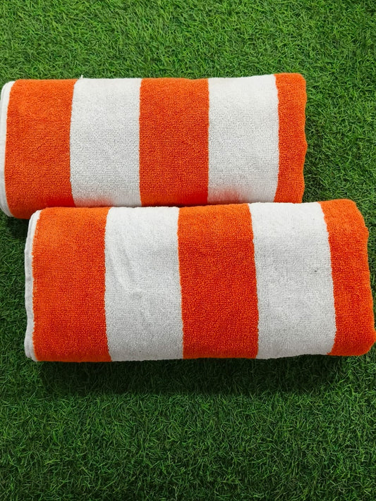 2Pcs Soft Cotton Bathroom Towel Pair – Ultra Absorbent & Premium Quality