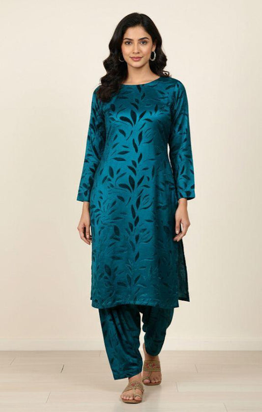 Winter Special 2 Piece Velvet Suit