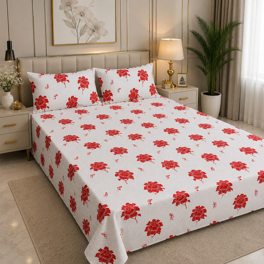 Executive Pure Cotton Bed Sheet - King - EPB 07