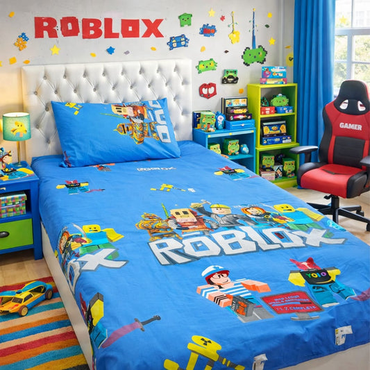 Soft & Safe Kids Pure Cotton Single Bedsheet – 2 Pcs