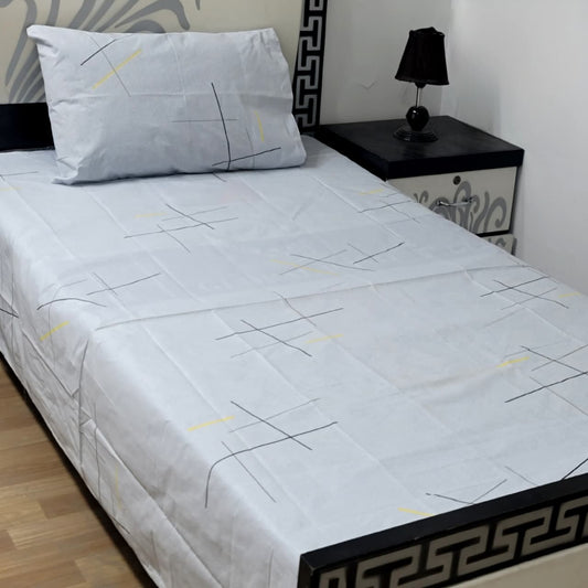 COZIFY PURE COTTON SINGLE BEDSHEET 014