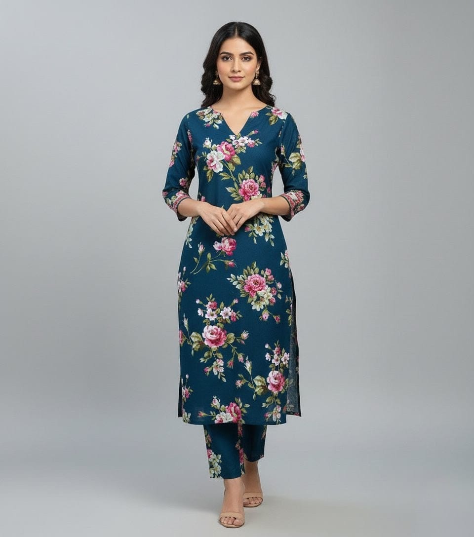 Winter Women Unstitched Suit - 2pcs - WWU011