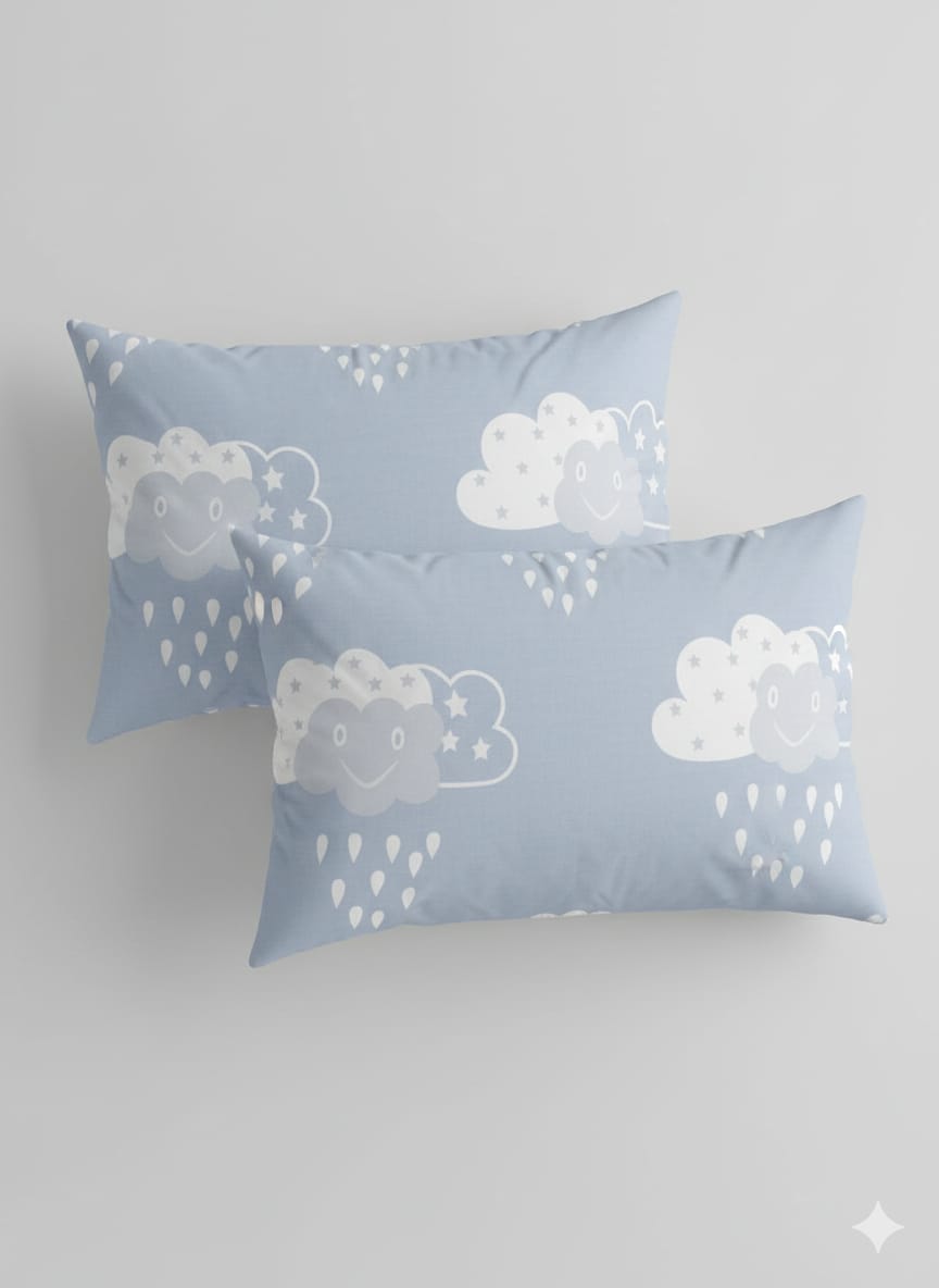 Premium Cotton Pillow Cases – Elegant & Durable (2 Pcs)