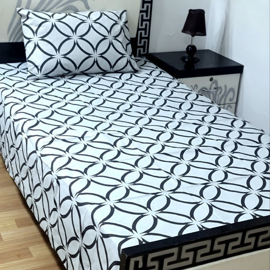 COZIFY PURE COTTON SINGLE BEDSHEET 015