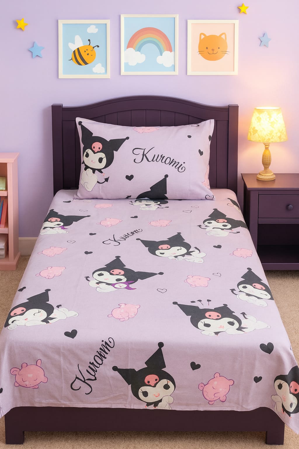 Soft & Safe Kids Pure Cotton Single Bedsheet – 2 Pcs