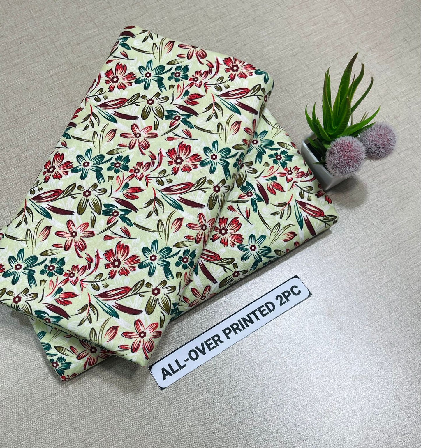 Summer Women Unstitched Suit - 2pcs - WWU036