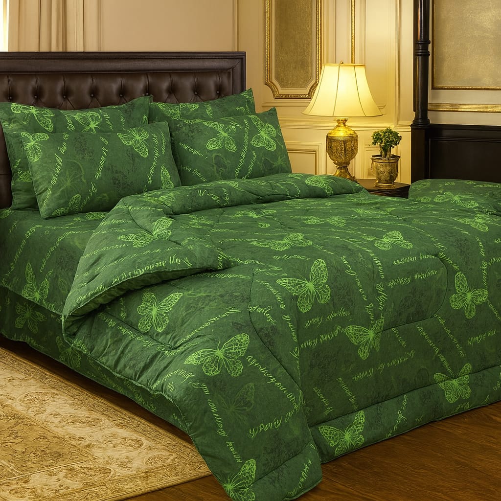6 PCS Pure Cotton Razai Set – Comfort &amp; Elegance Combined 04