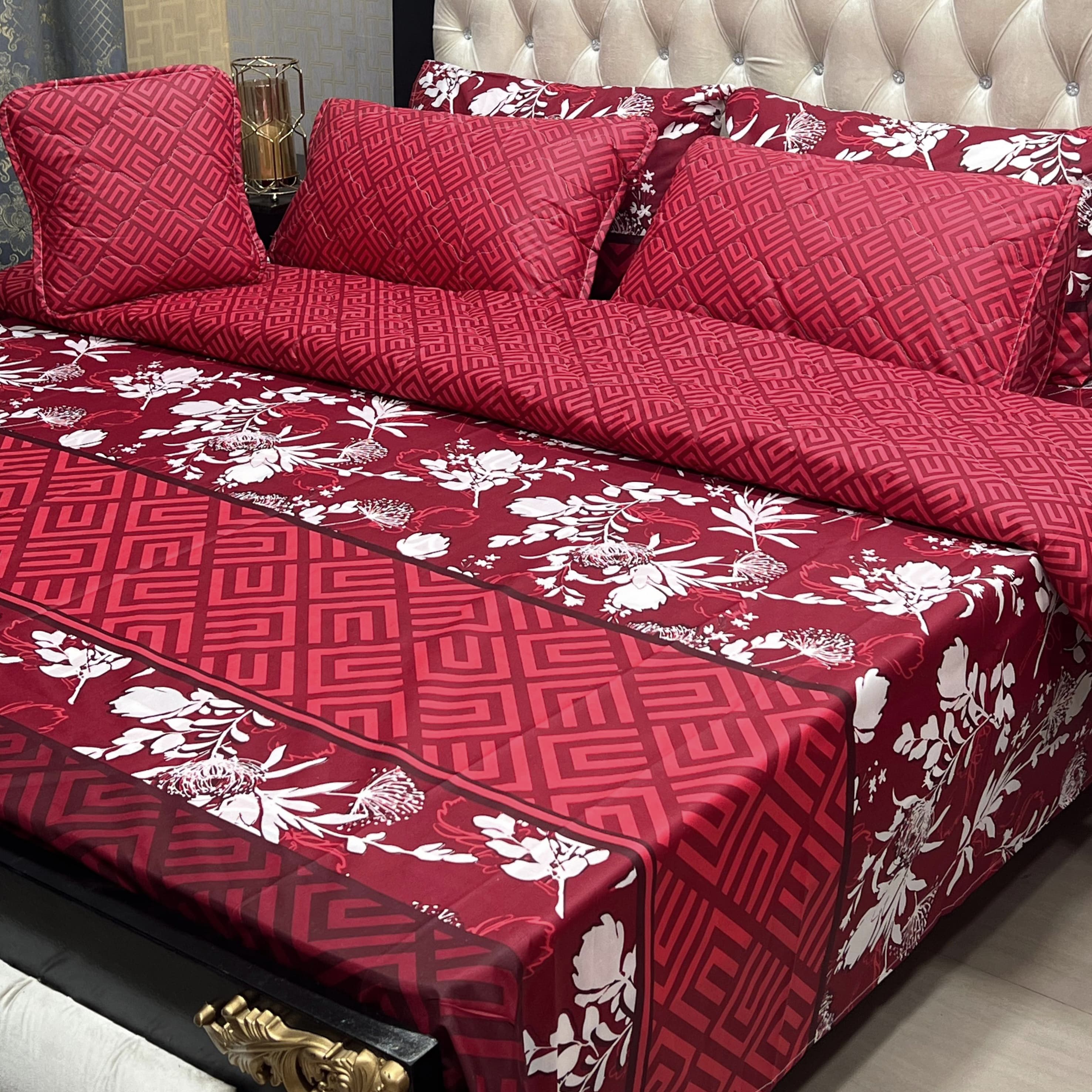 Rurva Cotton Comforter Set - 7pcs - RCS011