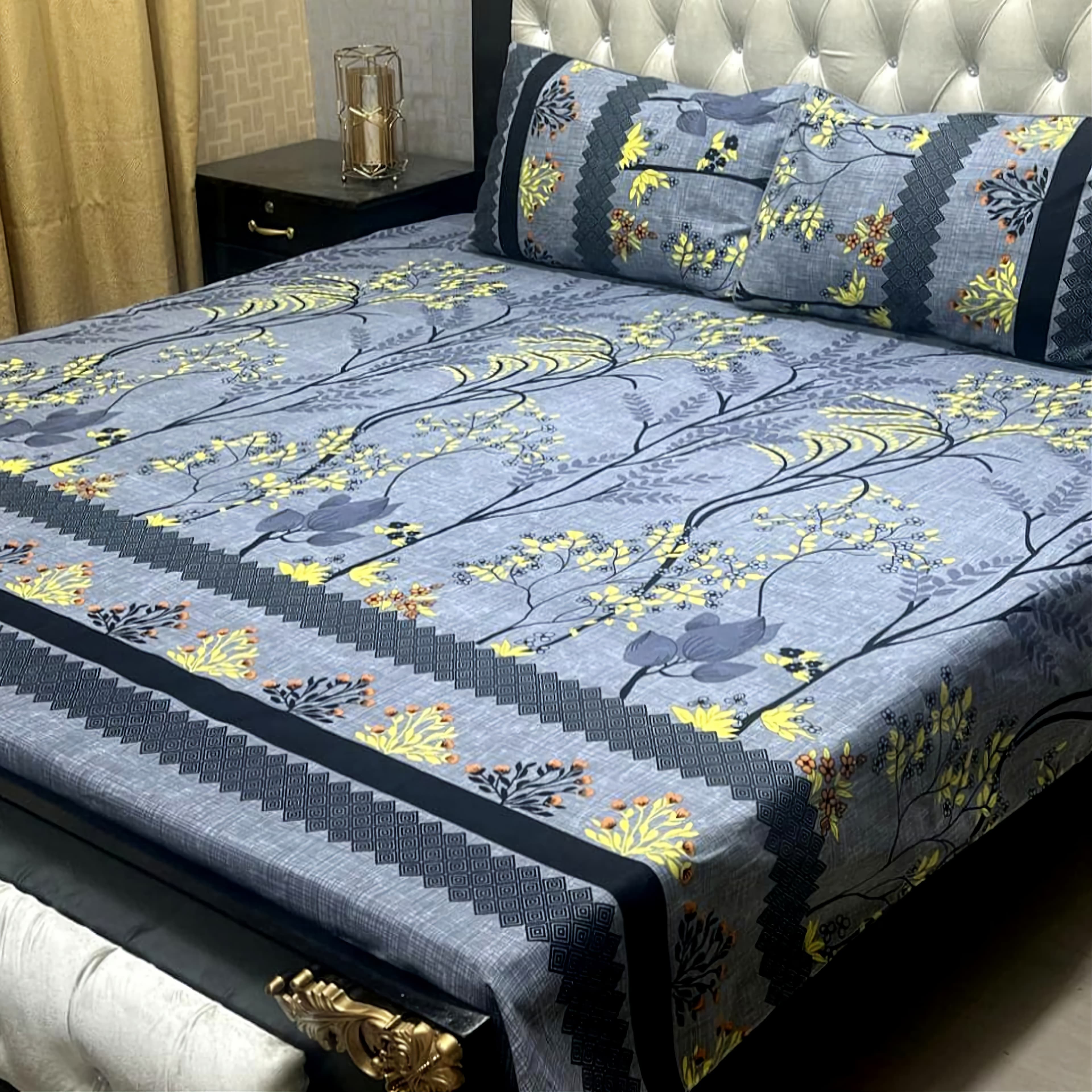 Tytan Cotton Bed Sheet - King - TBS101