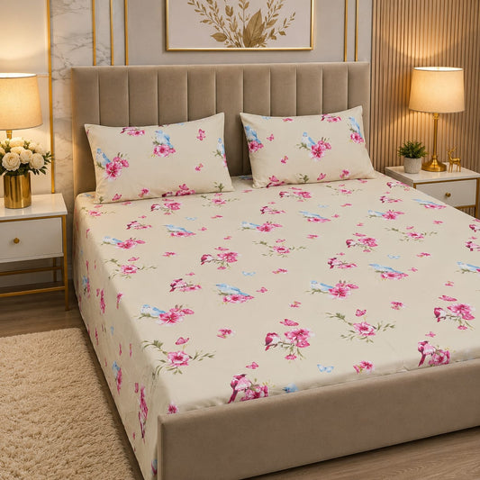 Executive Pure Cotton Bed Sheet - King - EPB 016