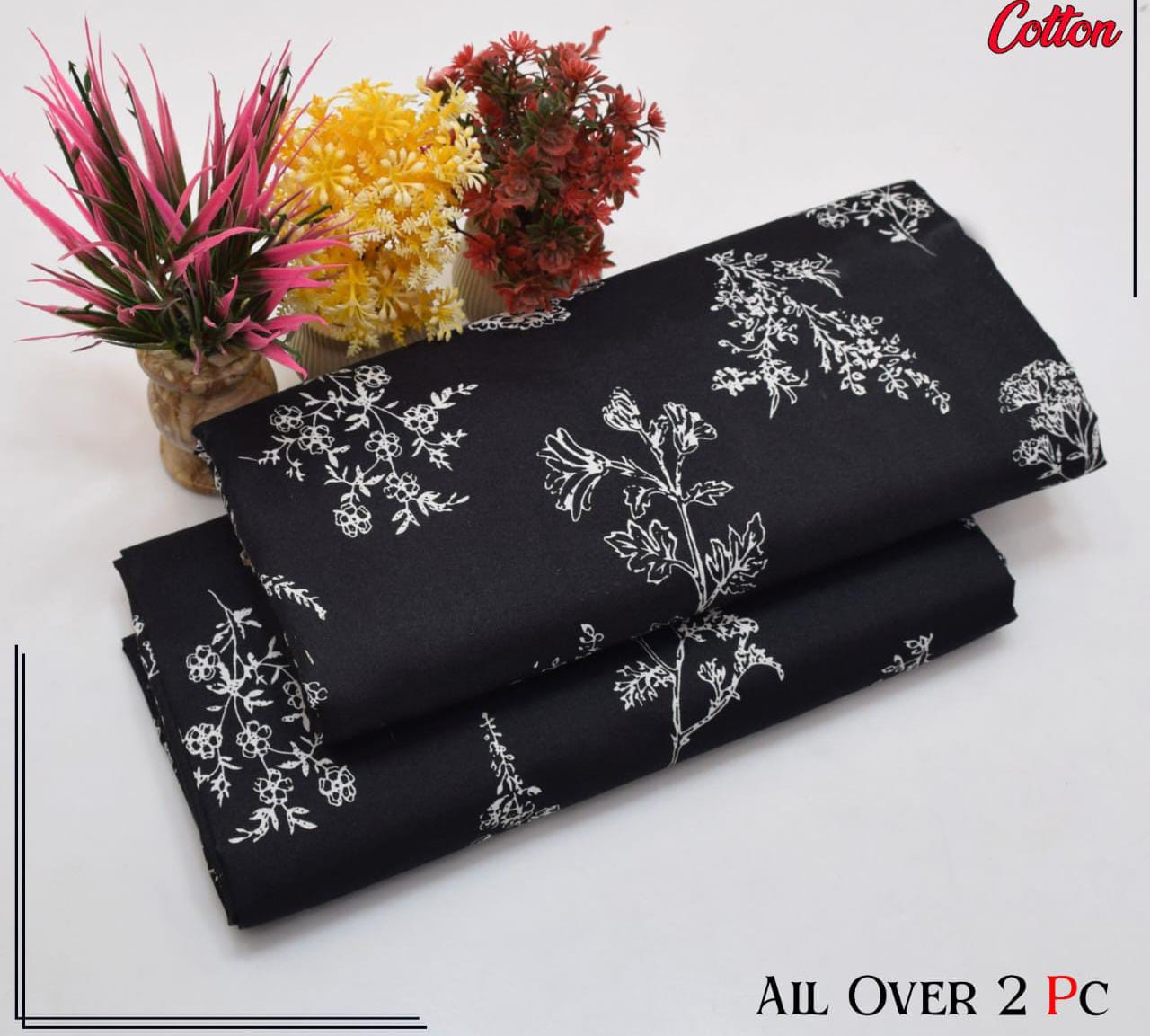 Winter Women Unstitched Suit - 2pcs - WWU080