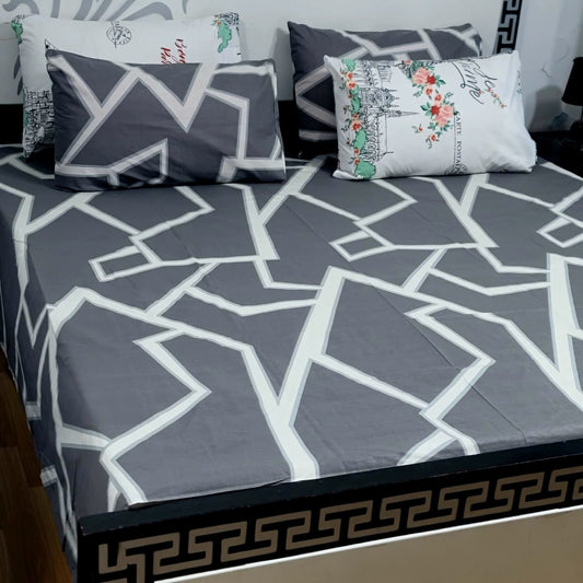 ⚜️5 PC Cozify  Pure Cotton Bedsheets⚜️ 016