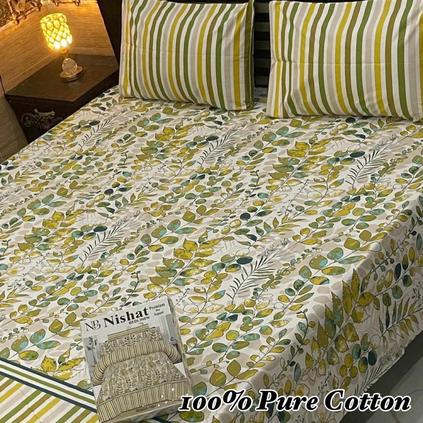 Pure Cotton 3 Pcs Bedsheet Gift Pack 012