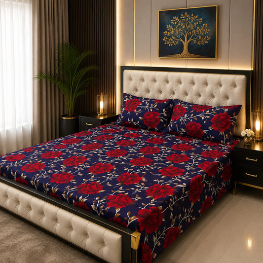 Tytan Cotton Bed Sheet - King - TBS052