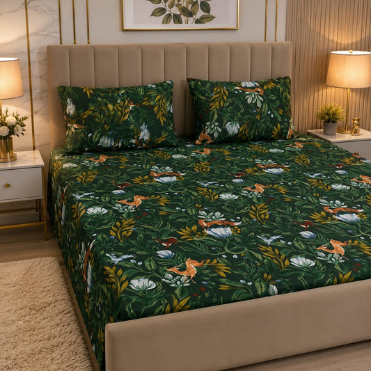 Executive Pure Cotton Bed Sheet - King - EPB 017