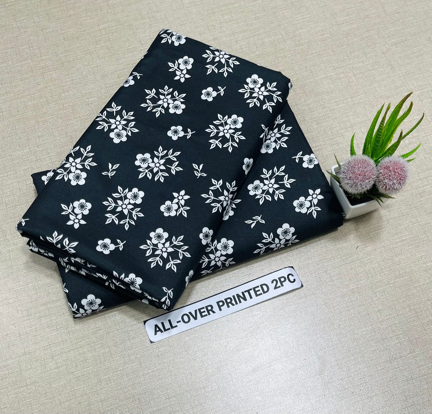 Summer Women Unstitched Suit - 2pcs - WWU047