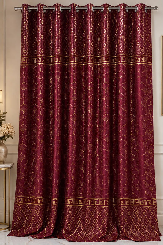 ✨ Premium Textured Velvet Curtain