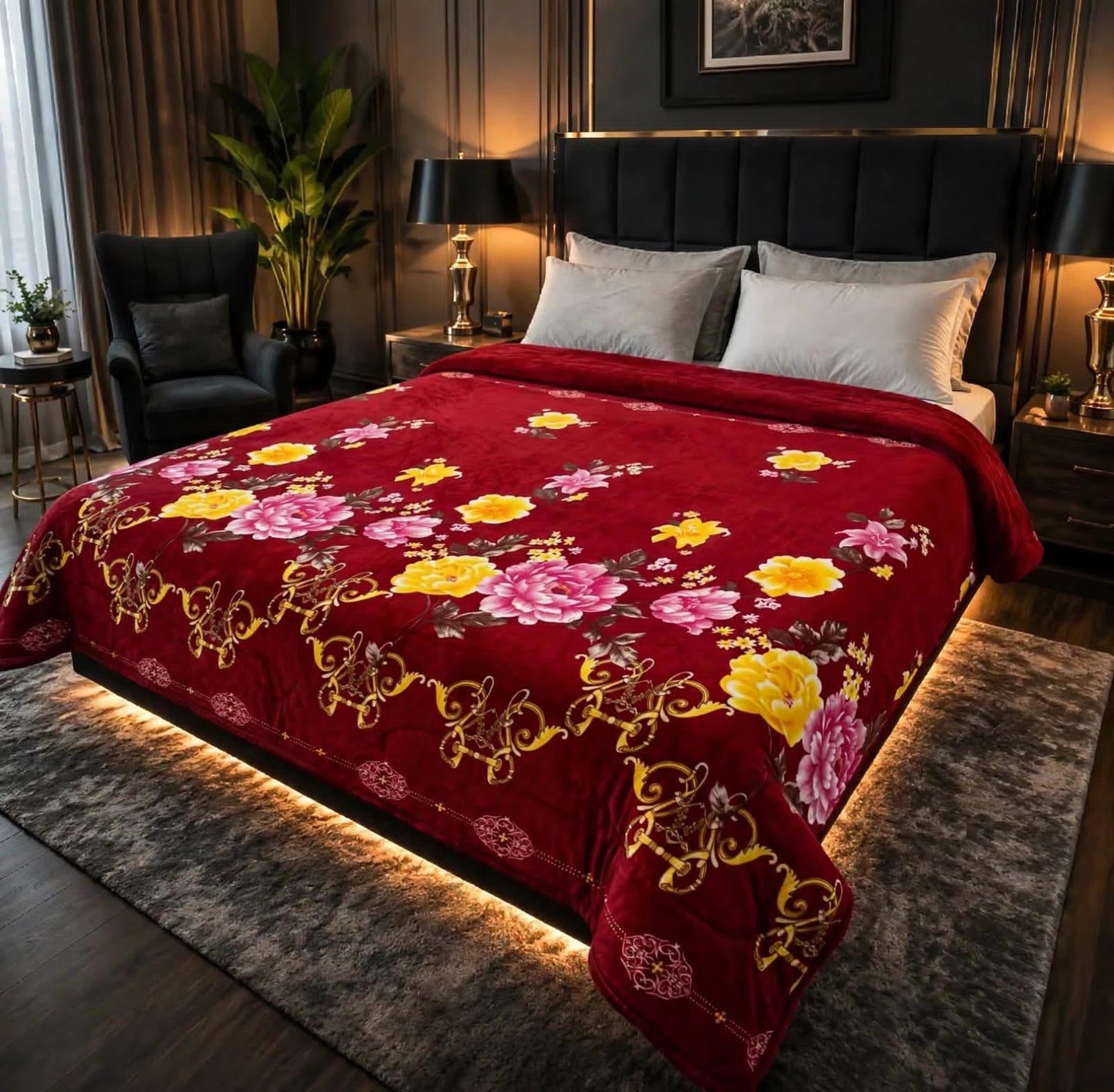 Fleezy Printed Blanket - King - FPB035