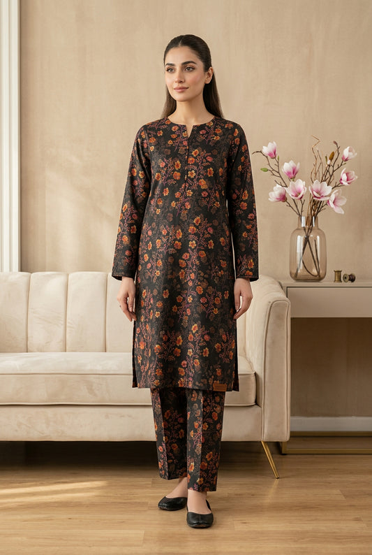 Signature Dhanak 2-Piece Printed Dress