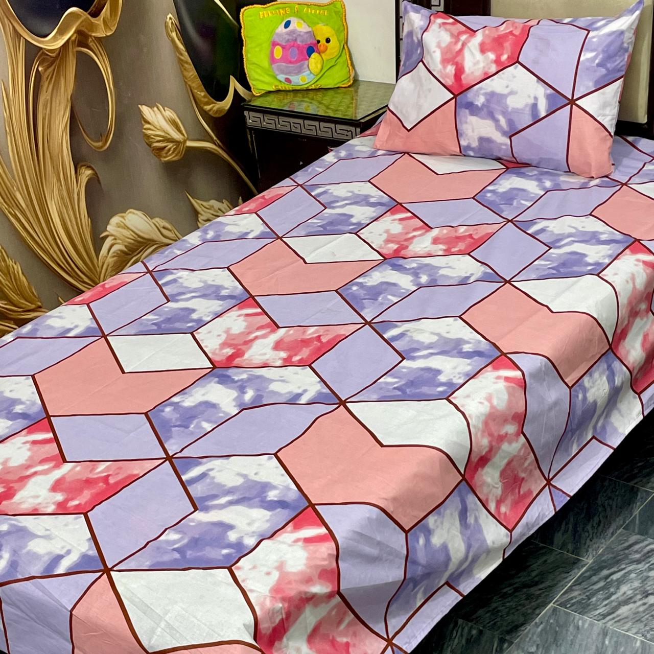 COZIFY PURE COTTON SINGLE BEDSHEET 044