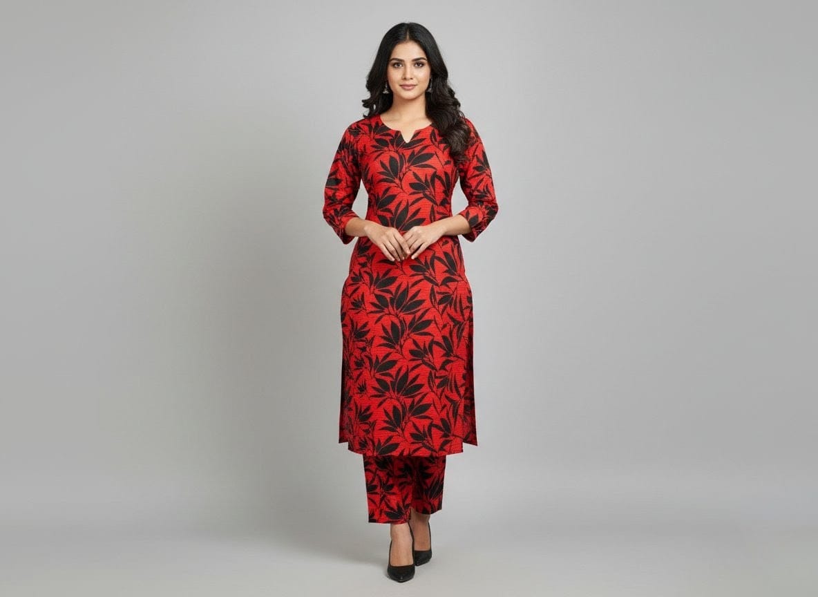 Winter Women Unstitched Suit - 2pcs - WWU043