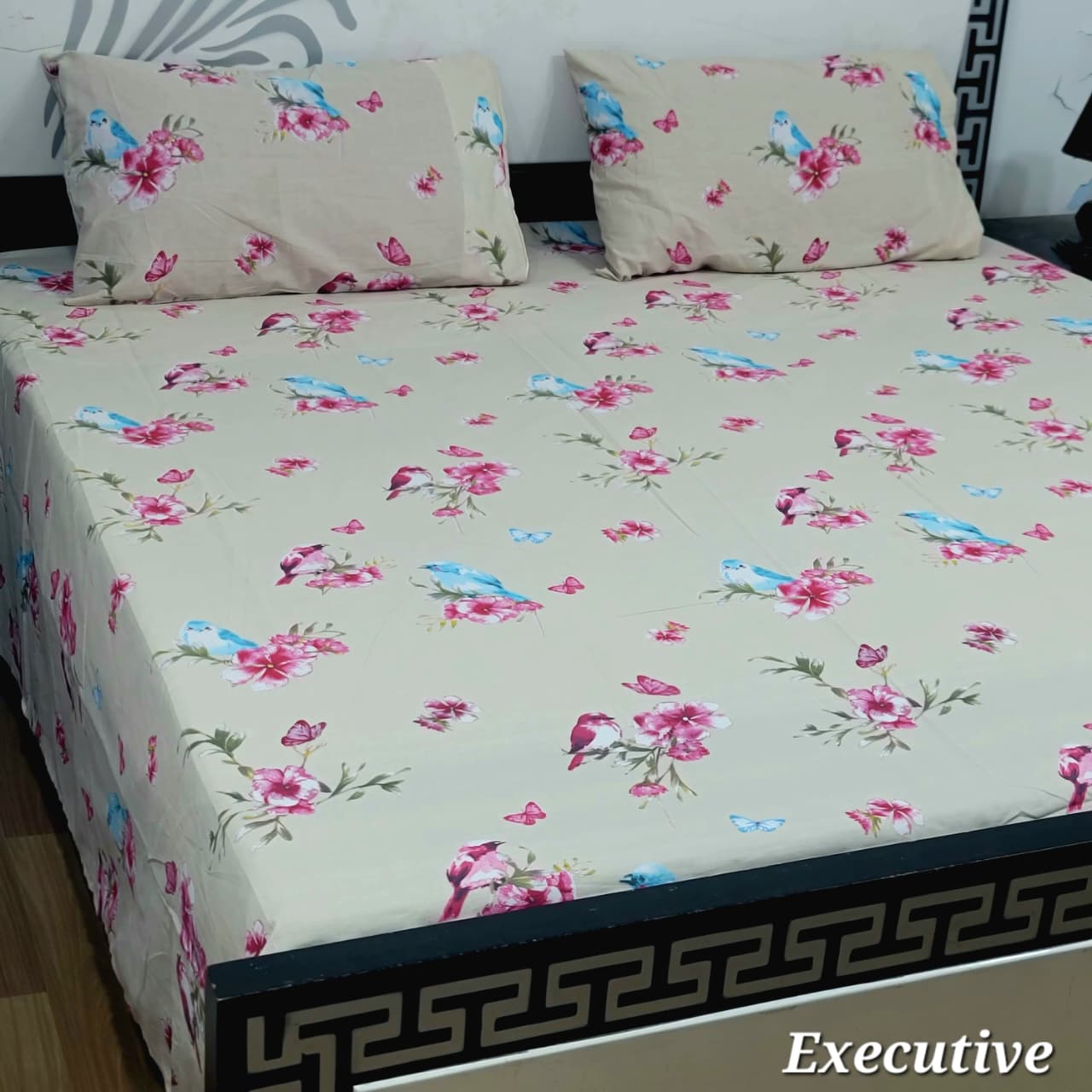 Executive Pure Cotton Bed Sheet - King - EPB 022