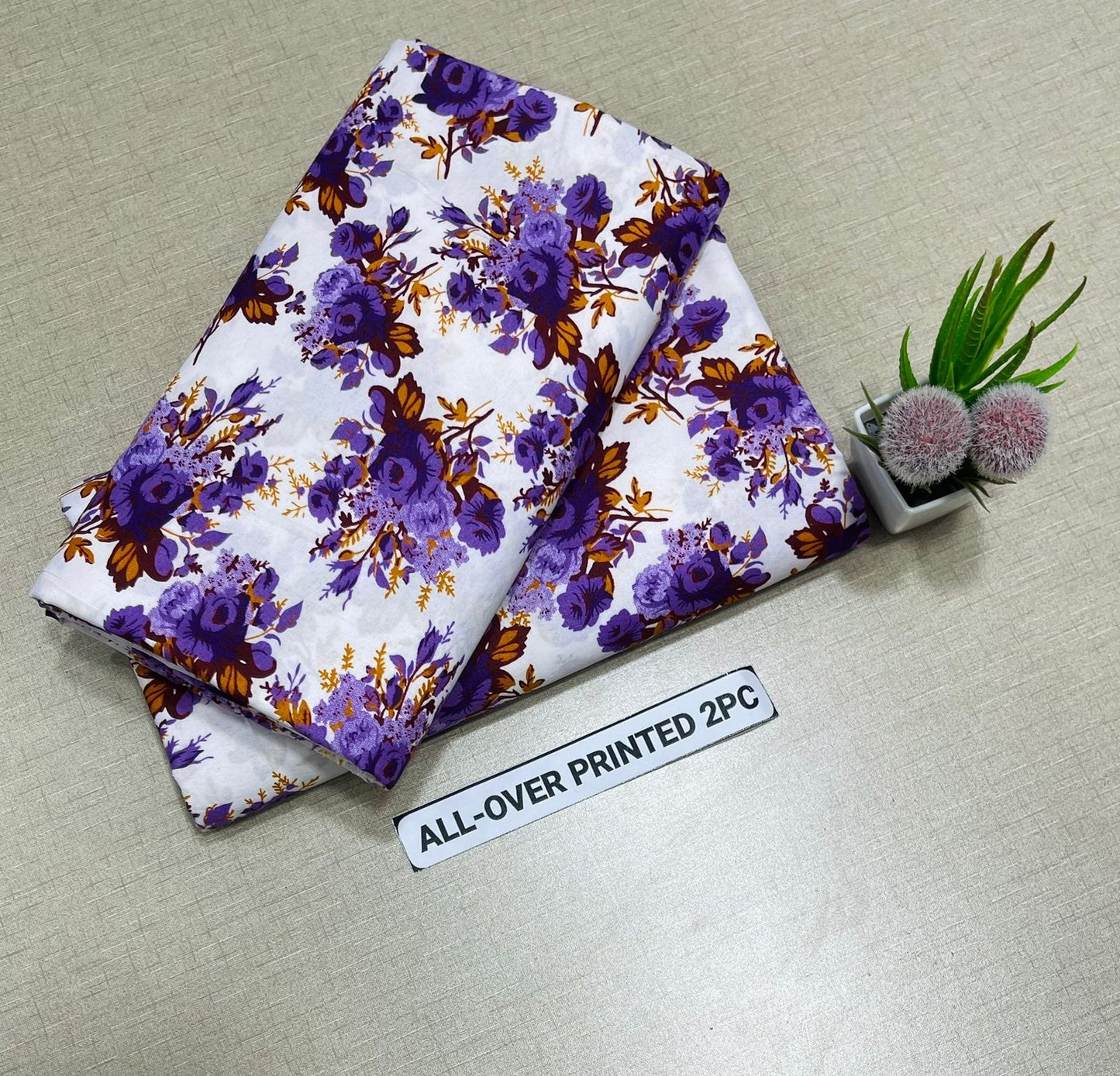 Summer Women Unstitched Suit - 2pcs - WWU051