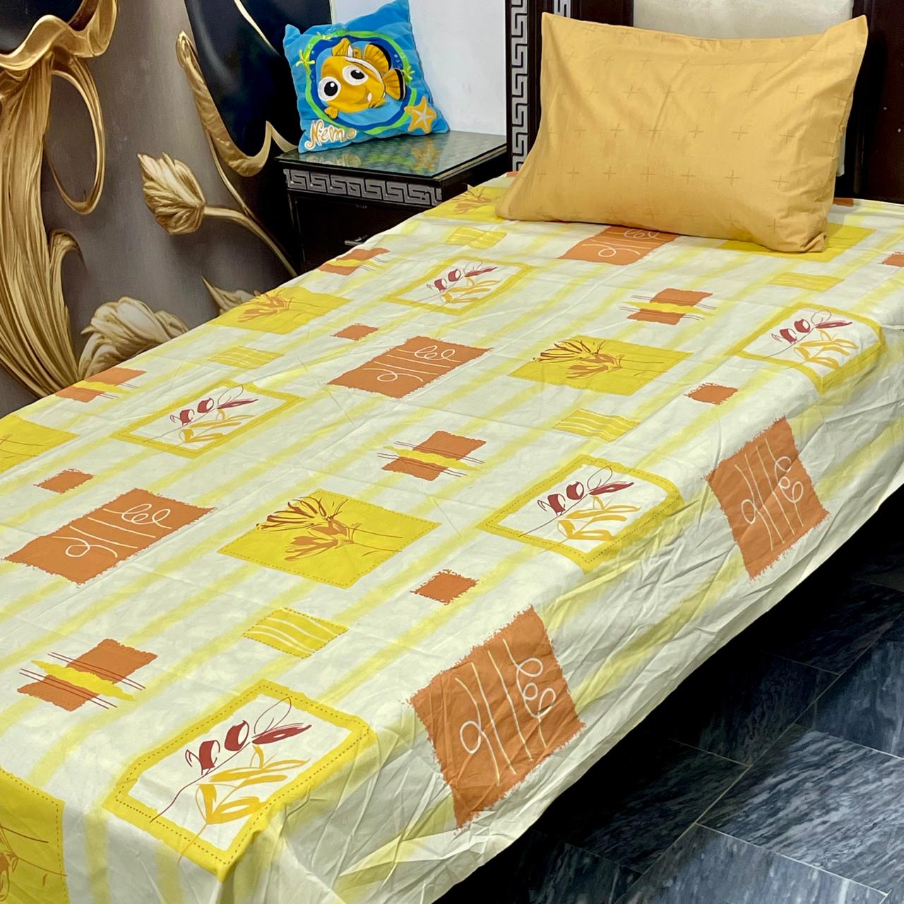COZIFY PURE COTTON SINGLE BEDSHEET 045