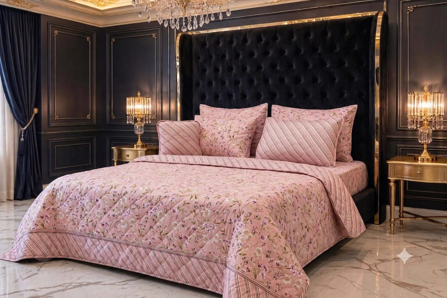 Rurva Cotton Comforter Set - 7pcs - RCS028