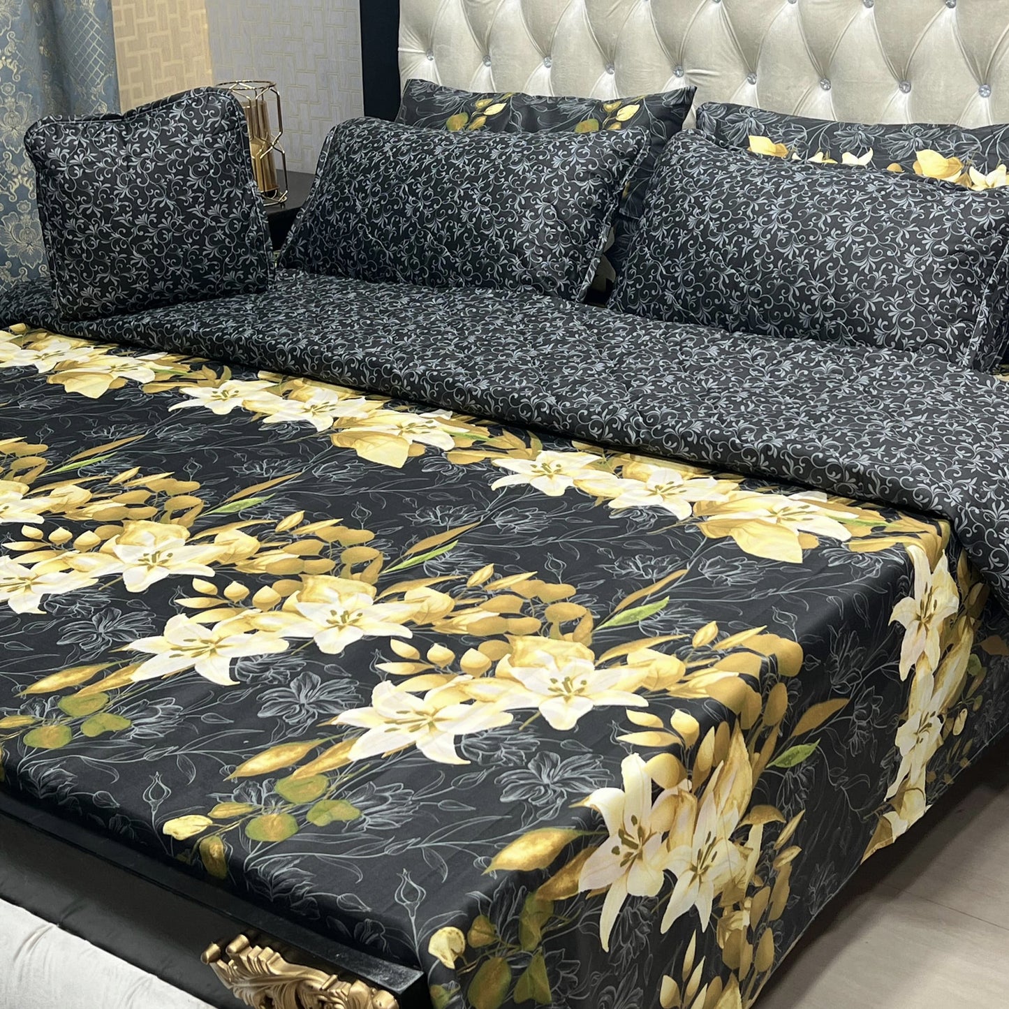 Rurva Cotton Comforter Set - 7pcs - RCS016