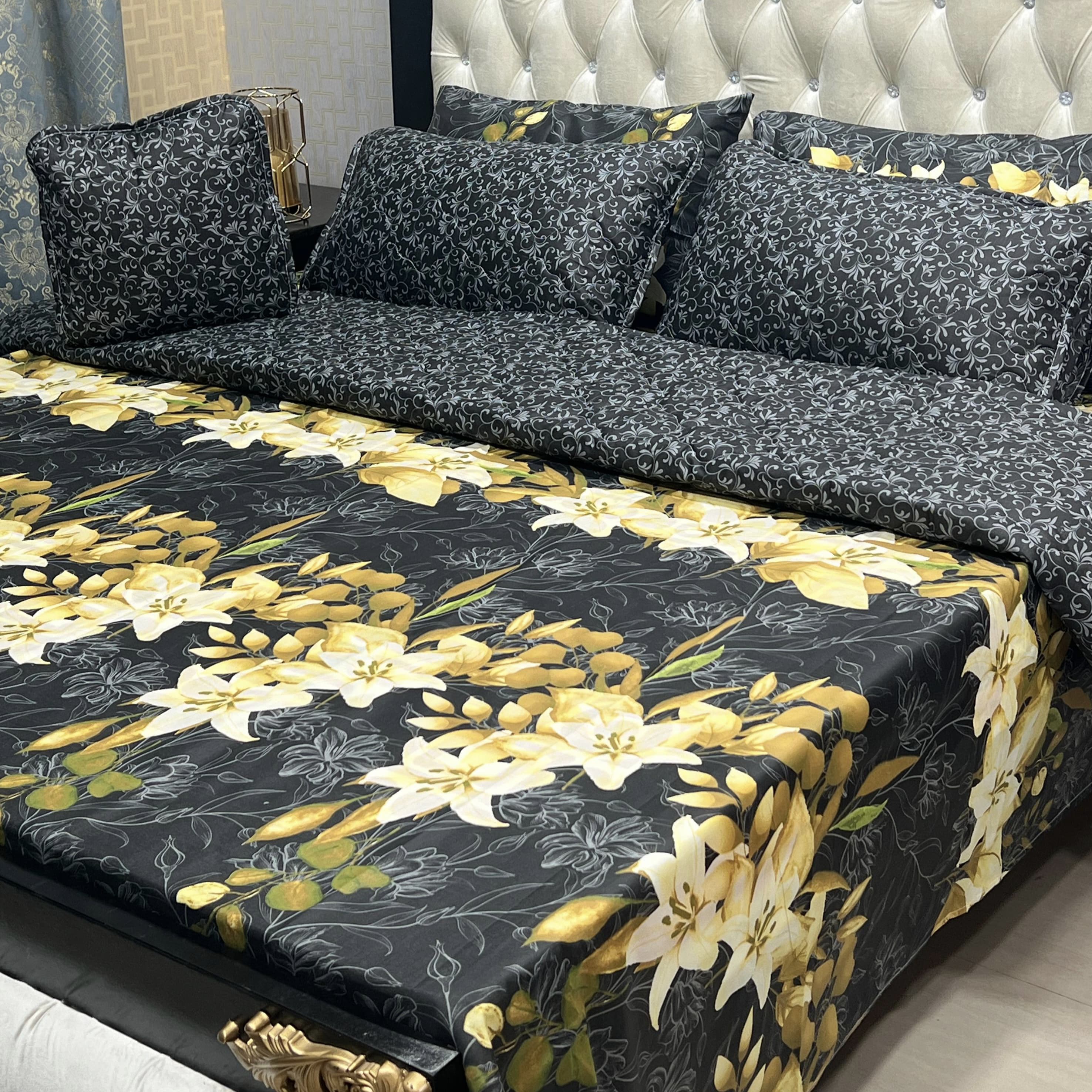Rurva Cotton Comforter Set - 7pcs - RCS016