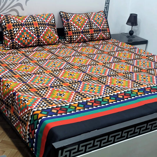 Tytan Cotton Bed Sheet - King - TBS042