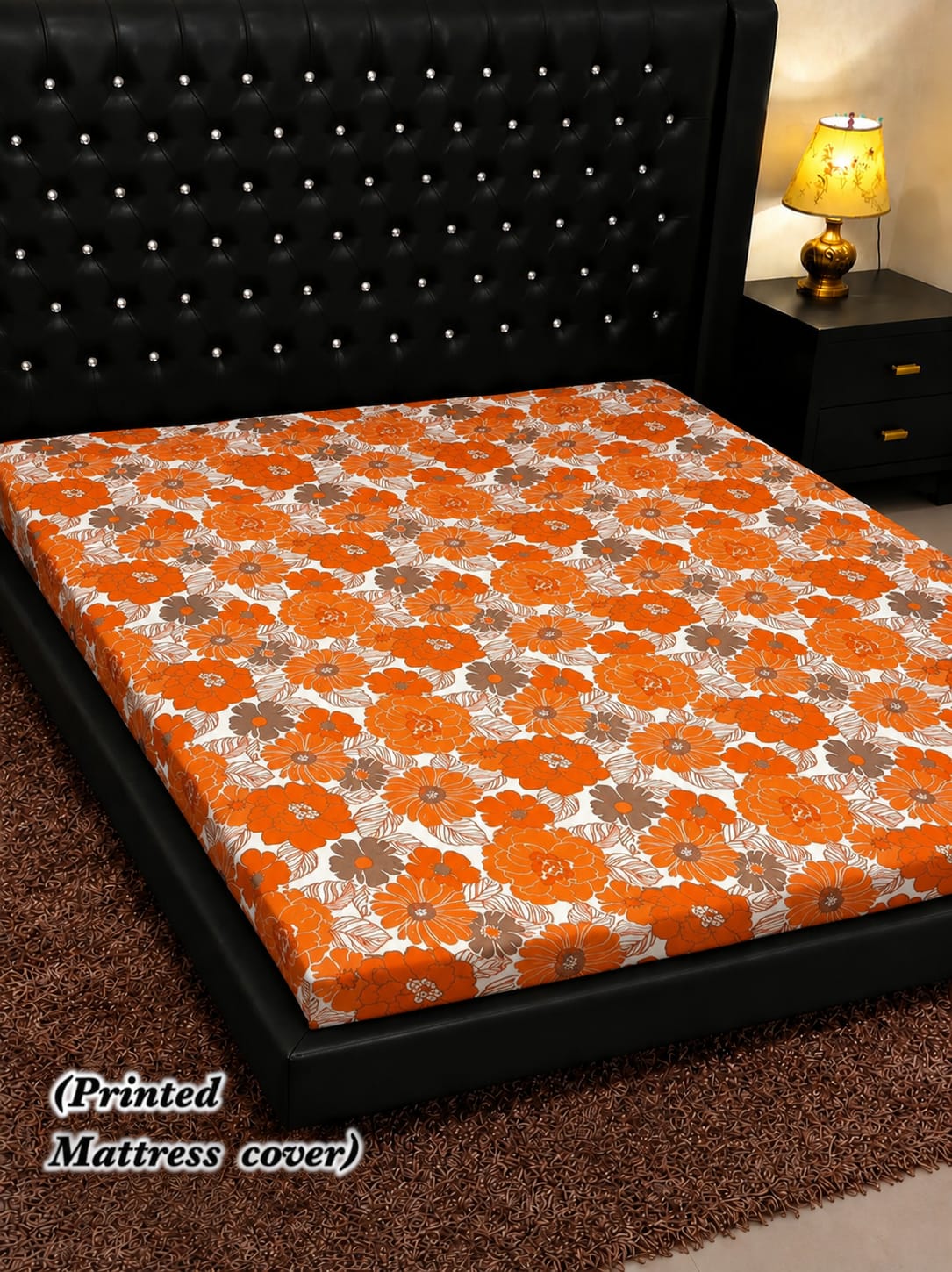 Premium Water Proof Printed Mattress Cover | Soft, Durable & Protective