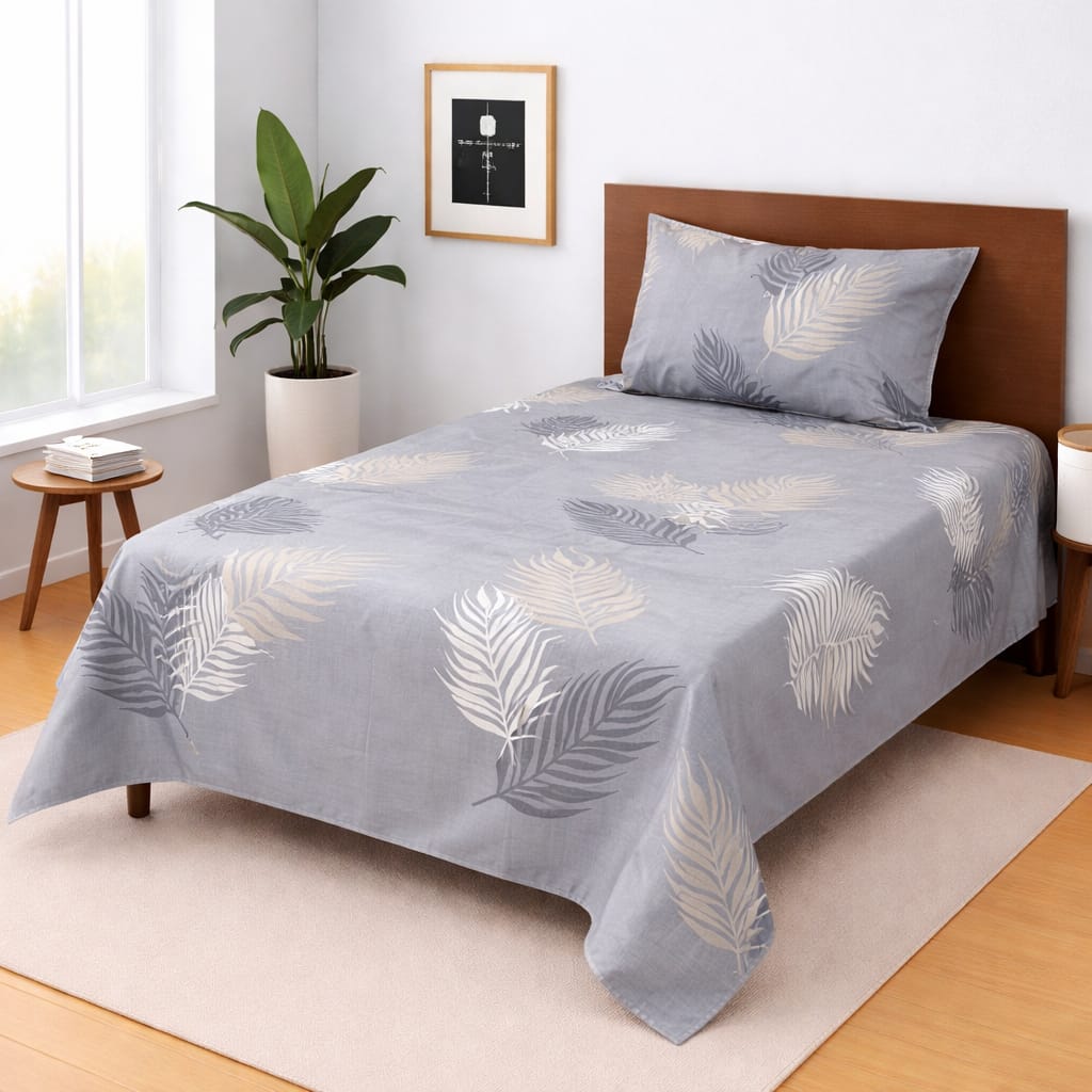 COZIFY PURE COTTON SINGLE BEDSHEET 010