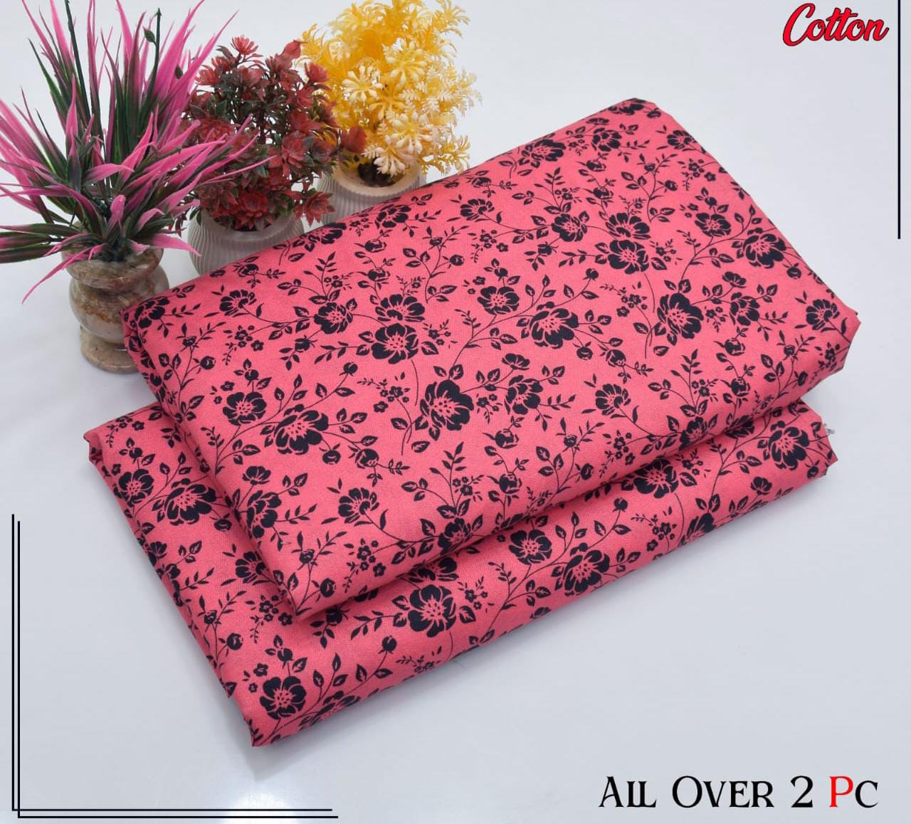 Redos Cotton Casual Summer  Collection  2 Pcs Ladies Suits 069